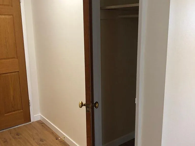 Coat closet at front entry