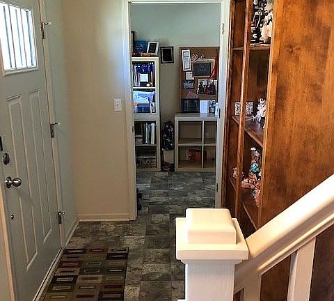 Foyer to Garage Office
