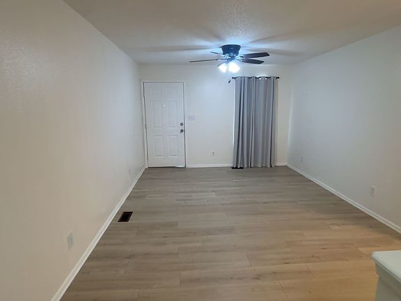 Front door into the living room