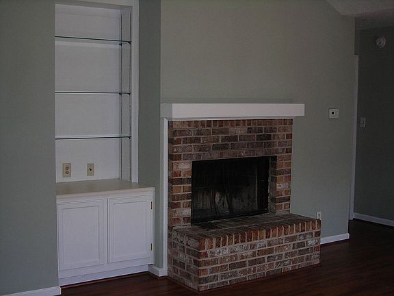 Wood fireplace