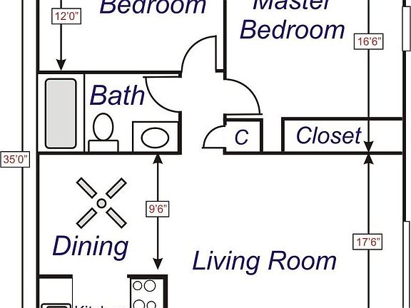 4th image of 4814 Dale St APT 14