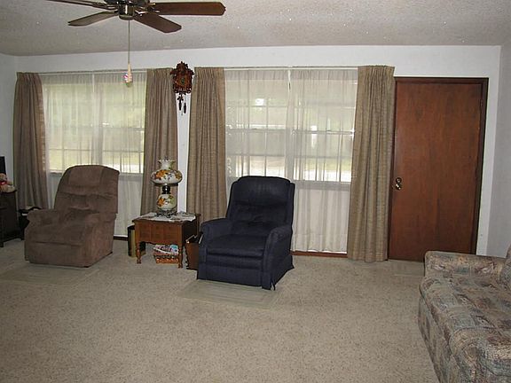 Front of family room with large windows that only insiders can see through!