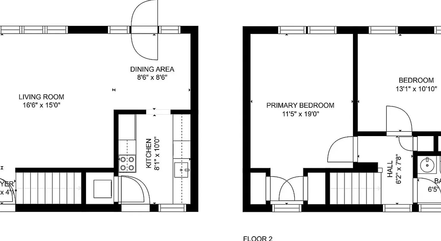 2 bed, 1010 sqft, $2,500 — Photo 1