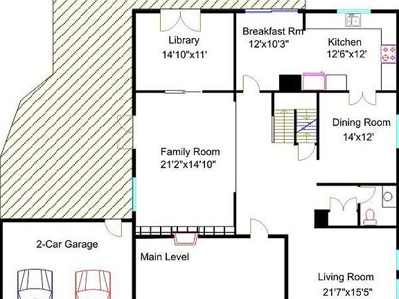Main Level Floor Plan
