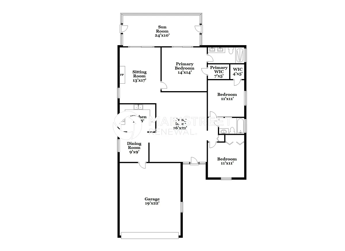 Floor Plan - 616 Charing Cross Ct