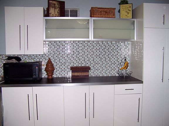 New addition to kitchen, cabinets and countertop from Ikea~