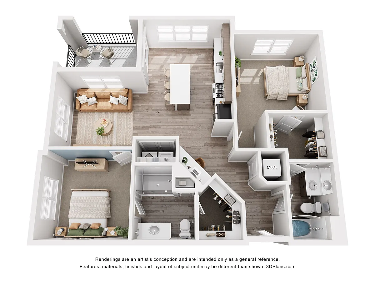 Floor plan The Hickory