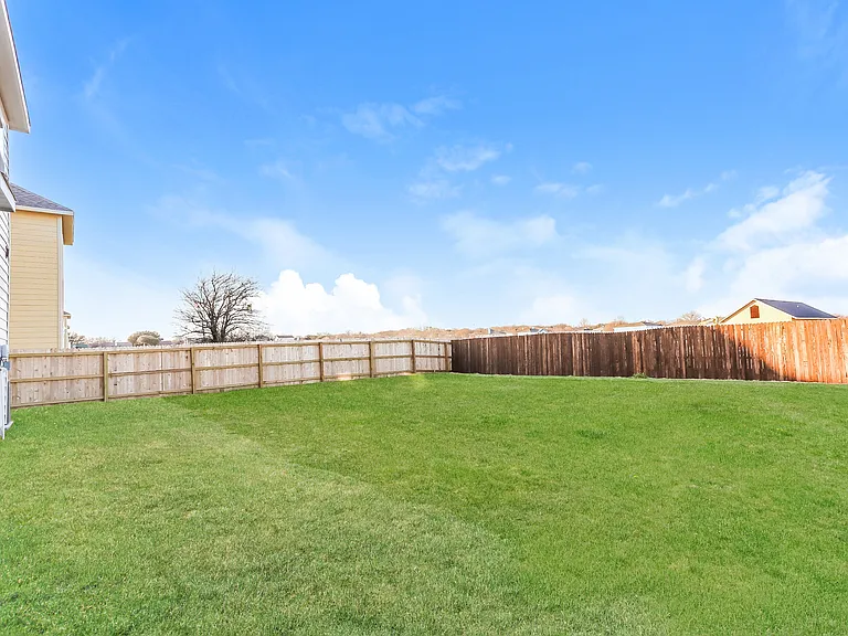 Private Fenced Backyard