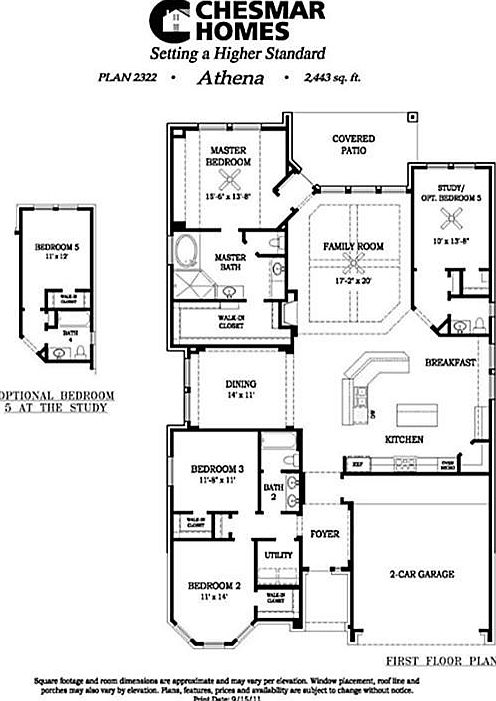 This beautiful one story home is Environments For Living Certified!