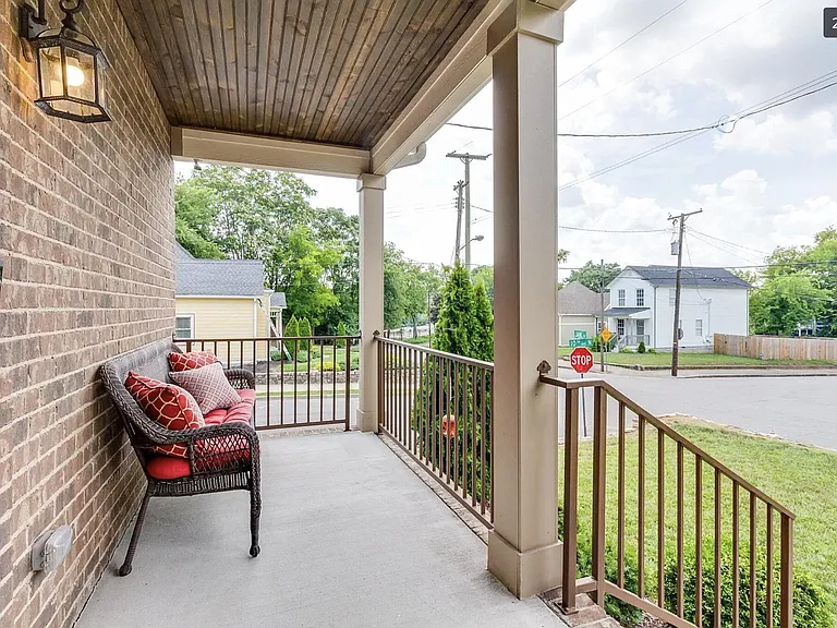 Covered front porch