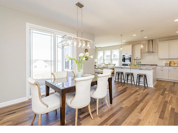 Breakfast Room With Wood Flooring