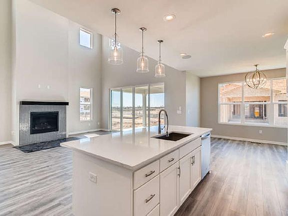 Kitchen and dining space