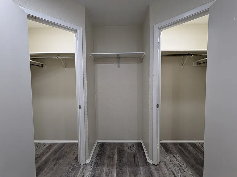 Master Dual Walk-In Closets