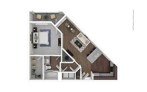 Floor plan The Eldorado - Workforce Housing
