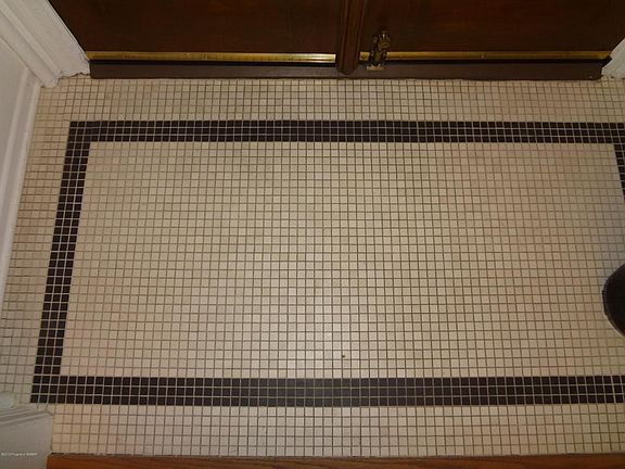 tile floor in foyer
