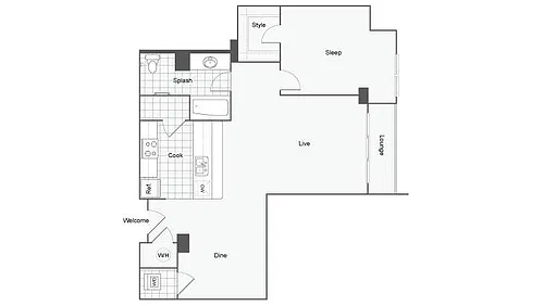 Floor plan The Calhoun