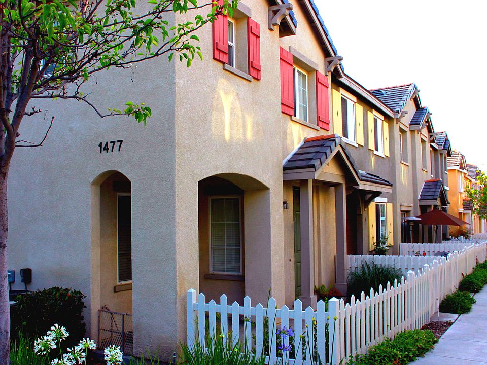 Patio & White Picket Fence
