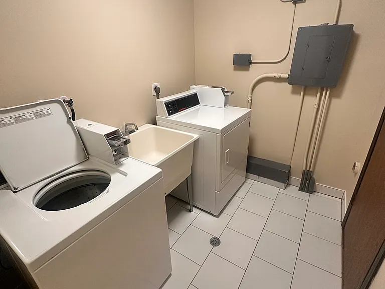 shared laundry room