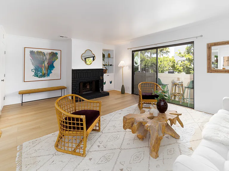 Living room and Balcony