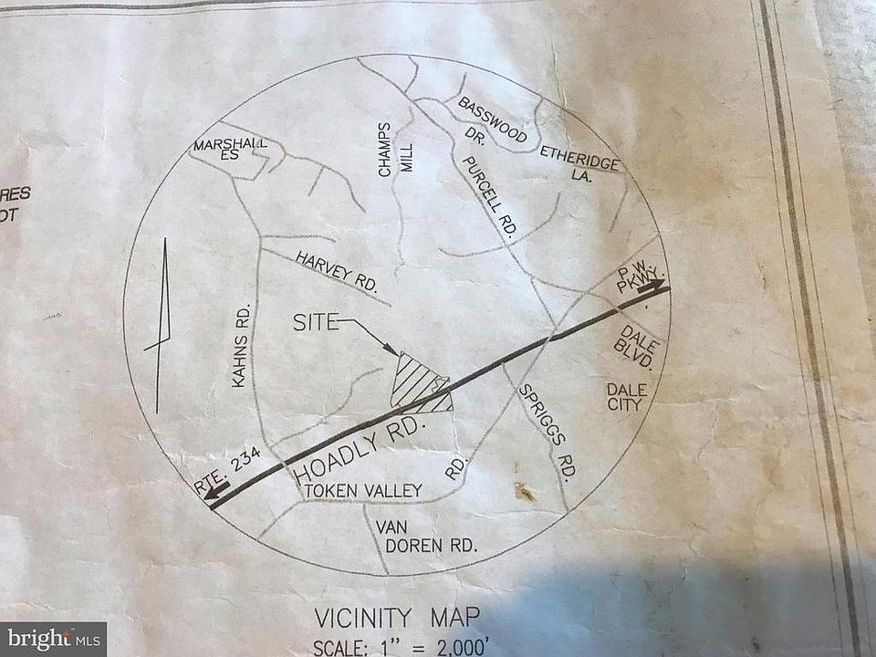 Vicinity Map showing the 15.56 acres on Hoadly Rd