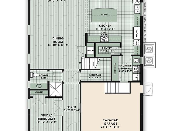 Main Level Floor Plan