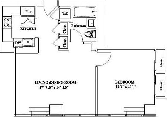 1st image of 225-227 W 60th St #11A