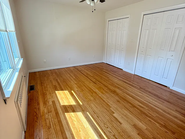 Master king size bedroom with double closets