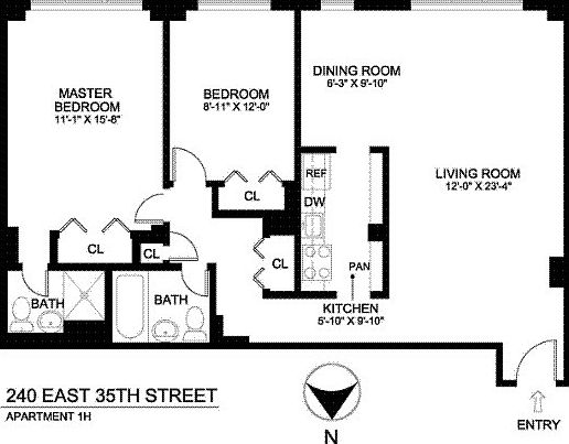 2nd image of 240 E 35th St APT 5-H