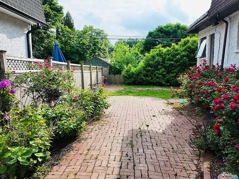 Brick patio
