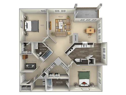 Floor plan The Hawthorne