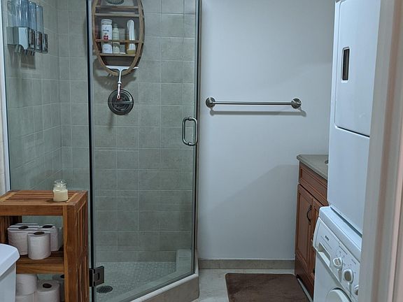 Bathroom (shower only) + washer/dryer