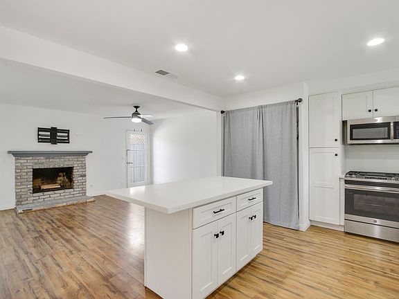 View of Family Room and Kitchen from the Front Door