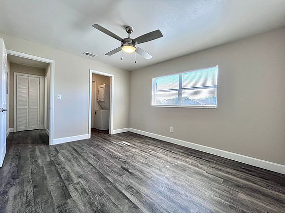 Step into this chic bedroom, designed to offer ample light and comfort.