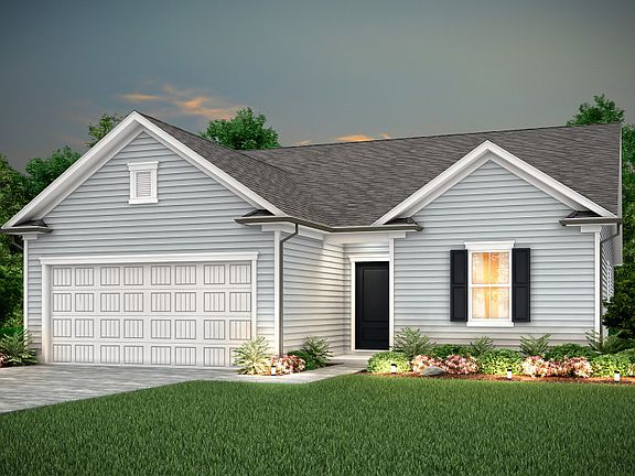 Compton Exterior LC1A with 2-car garage - Representation