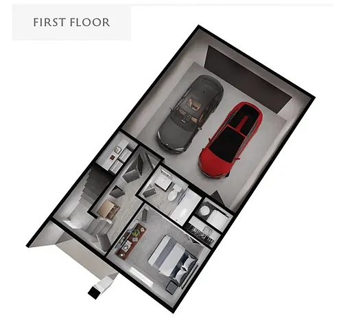Floor plan Big Sky 3x2 w/ Finished Basement