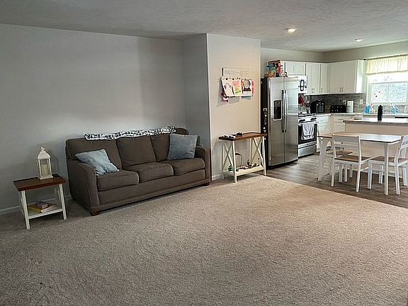 Open concept LR/Kitchen