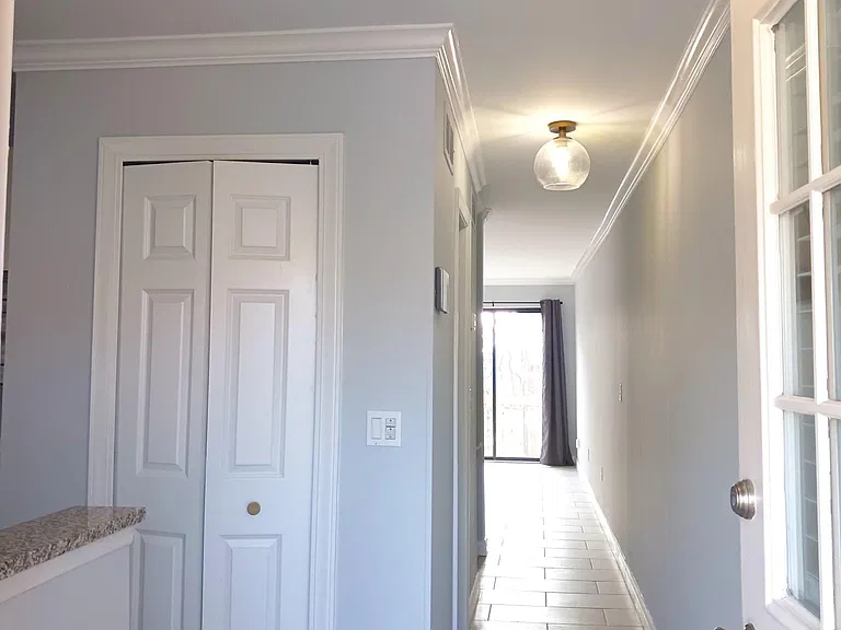 view from inside front door