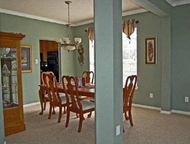 This is another view of the formal dining area.