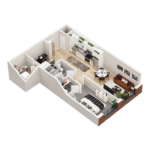 Floor plan A14 - East