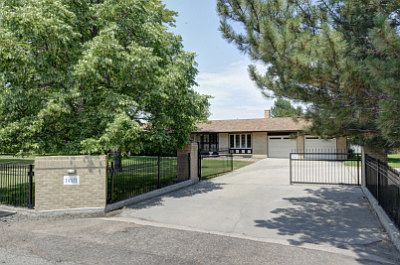 Gated entry with lights