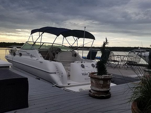Boat Slip on back deck