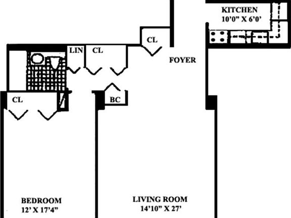 2nd image of 345 E 93rd St APT 28K