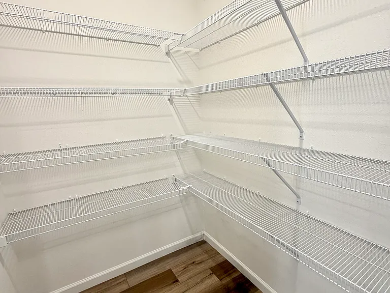 View of the walk-in pantry