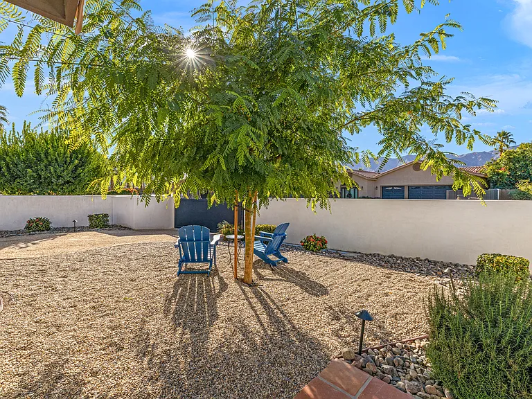 The front yard is perfect for you to take in the sun rays while you read a book.