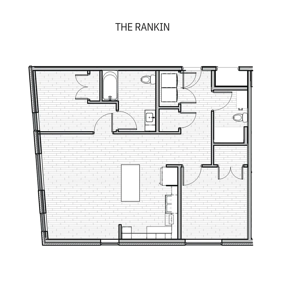Floor plan Rankin (Income Restricted)