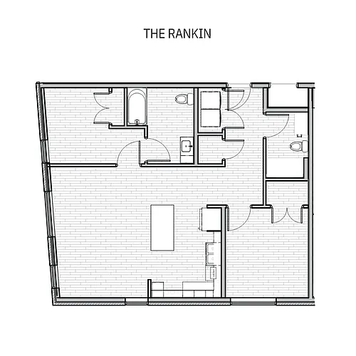 Floor plan Rankin (Income Restricted)