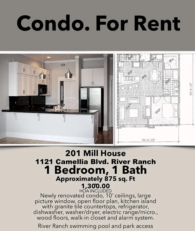 1 bed, 875 sqft, $1,400 — Photo 1