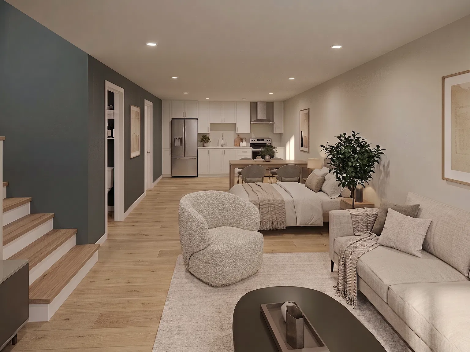 Studio, 550 sqft, $1,100 — Photo 4
