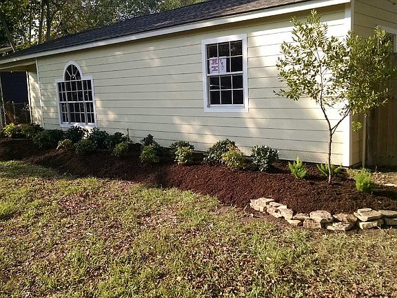New landscaping