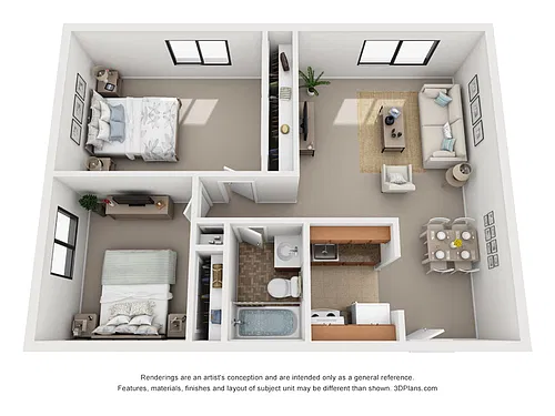 Floor plan 2 Bedroom